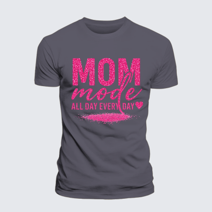 Mom Mode Jesus God Christian Premium Mercerized Cotton Tee