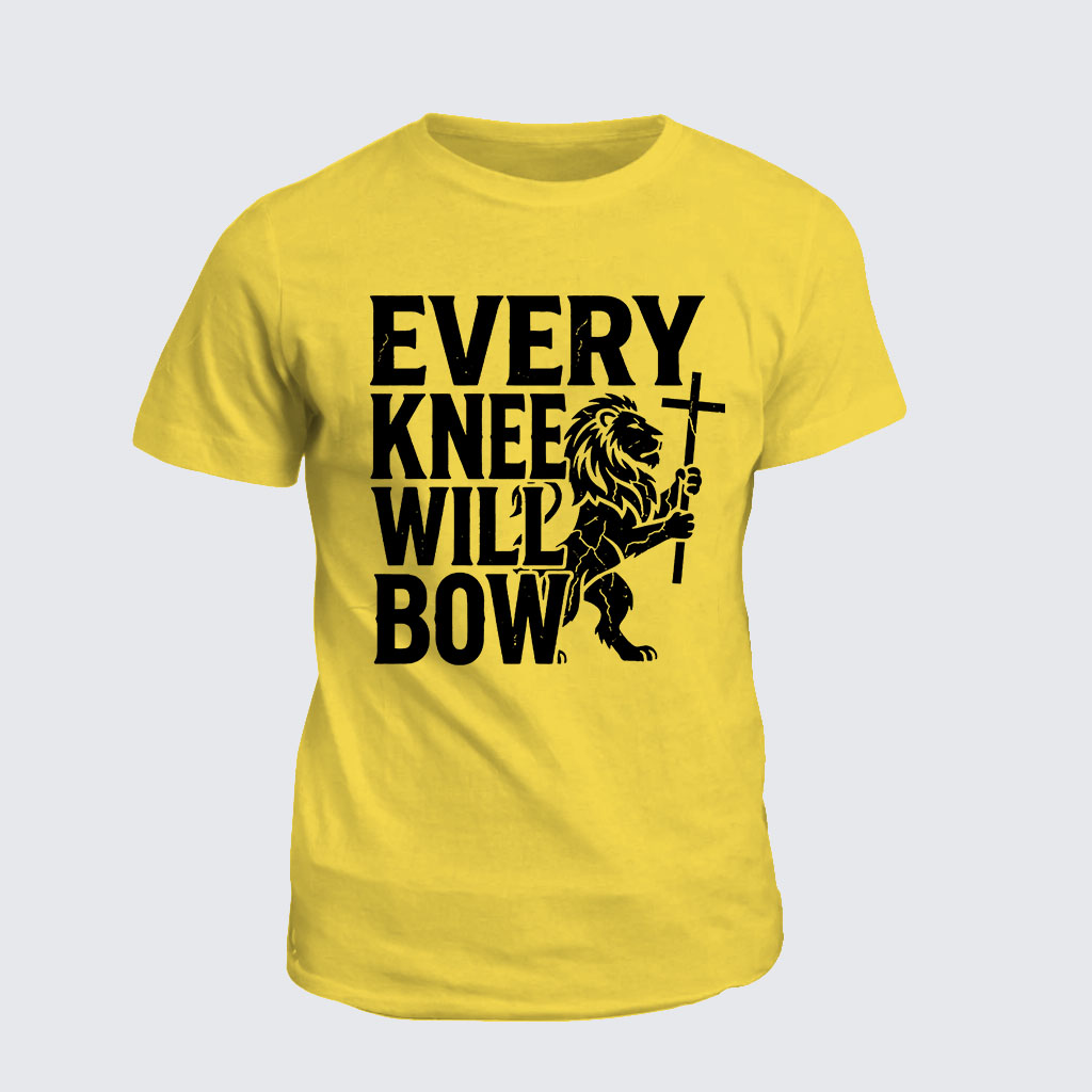 Classic Cotton Tee -  Every Knee Will Bow