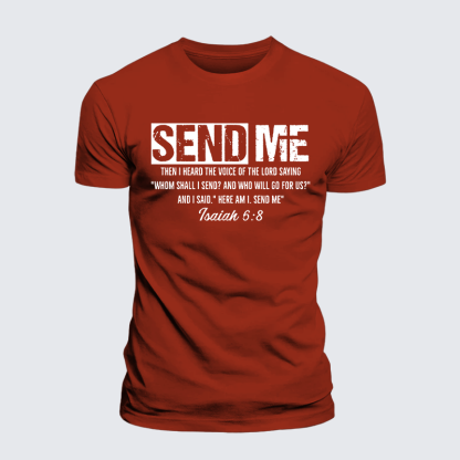 Send Me Jesus God Christian Premium Mercerized Cotton Tee