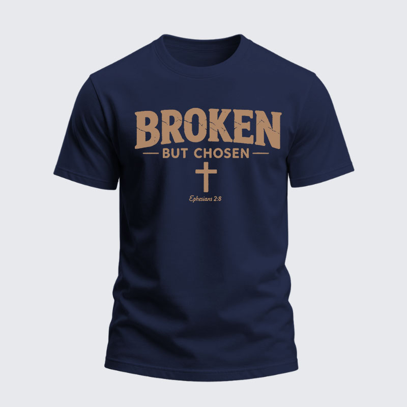Heavyweight Cotton Tee - Broken But Chosen