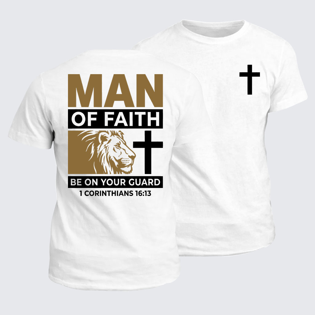 [Copy]Iron Sharpens Iron - Proverbs 27:17 Jesus God Christian Cotton T-Shirt