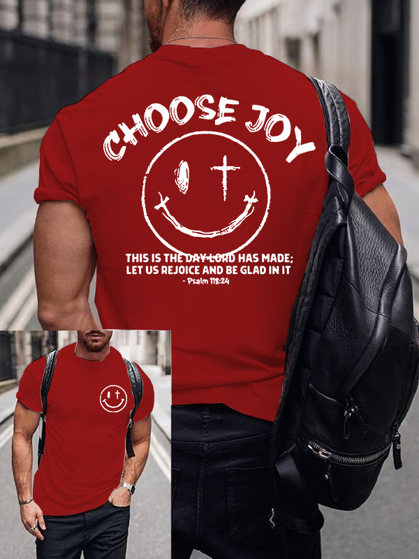 Choose Joy  Christian Cotton T-Shirt