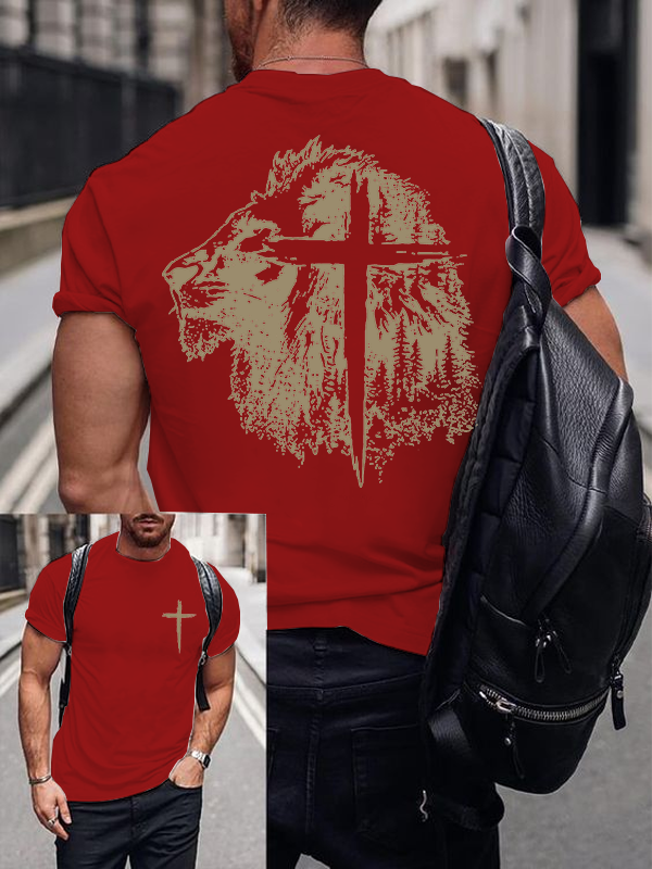 Stand Firm Cross Christian Cotton T-Shirt