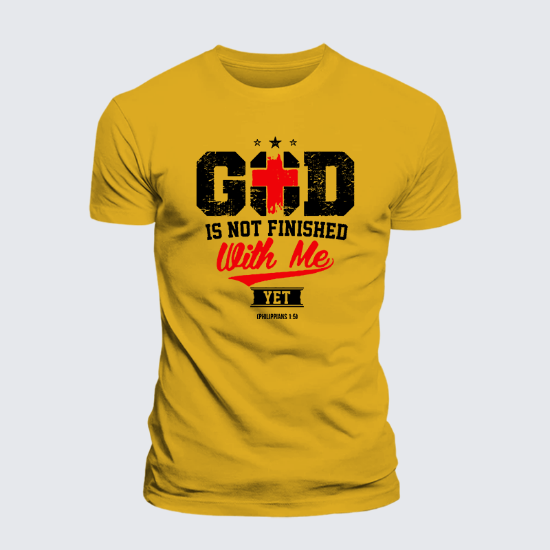 Man Of God Husband Dad Jesus God Christian Cotton T-Shirt