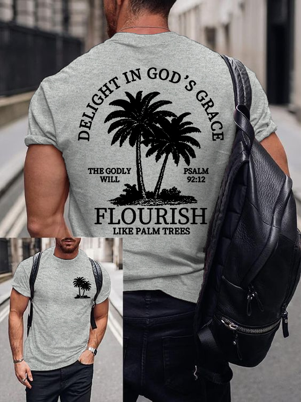 Delight in God's Grace Jesus God Christian Cotton T-Shirt