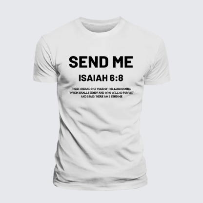 Send Me Jesus God Christian Premium Mercerized Cotton Tee