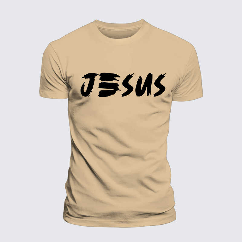Jesus God Christian Premium Mercerized Cotton Tee