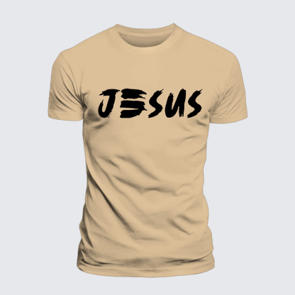 Jesus God Christian Premium Mercerized Cotton Tee