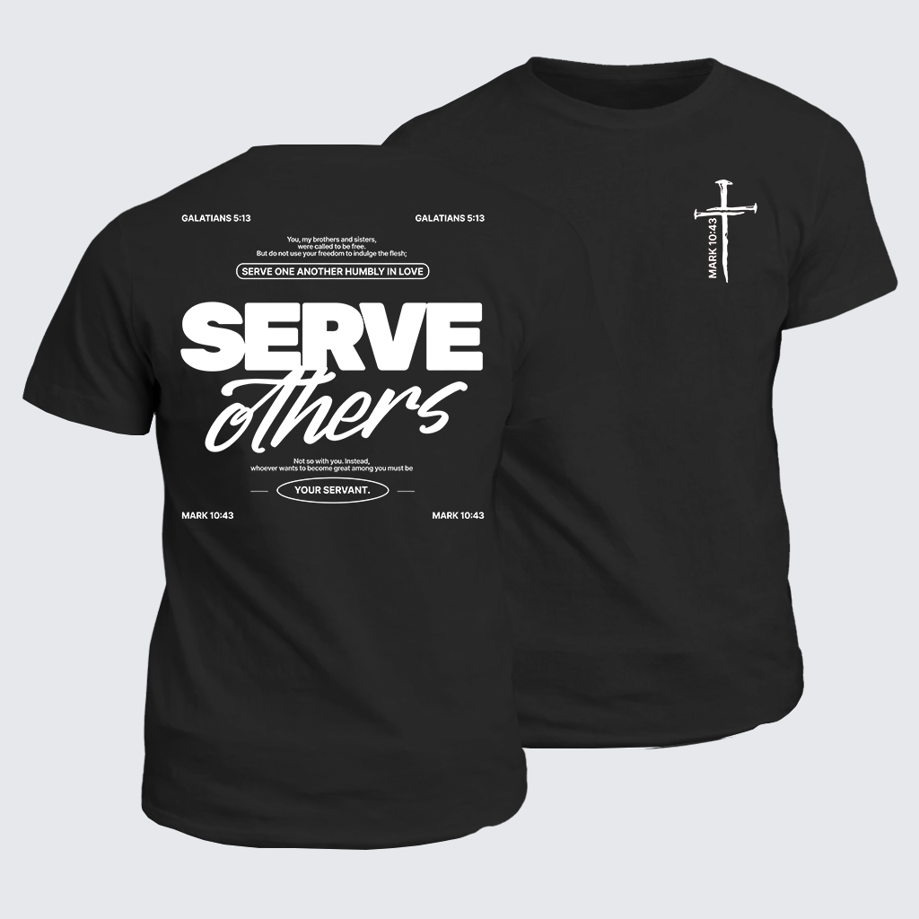 Man Of God Husband Dad Jesus God Christian Cotton T-Shirt