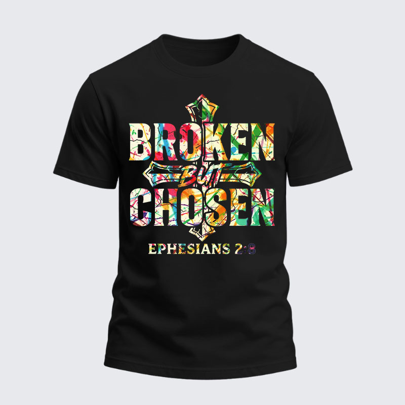 Heavyweight Cotton Tee - Broken But Chosen