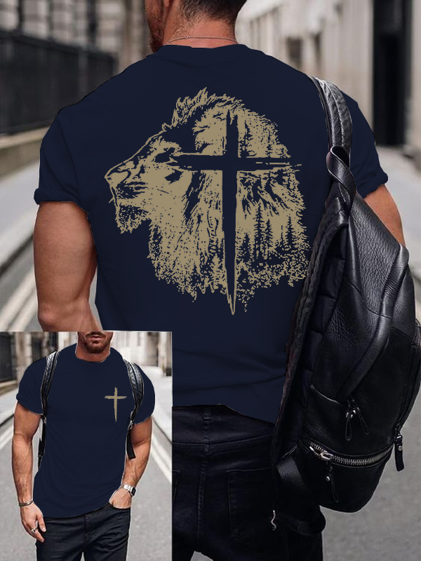 Stand Firm Cross Christian Cotton T-Shirt