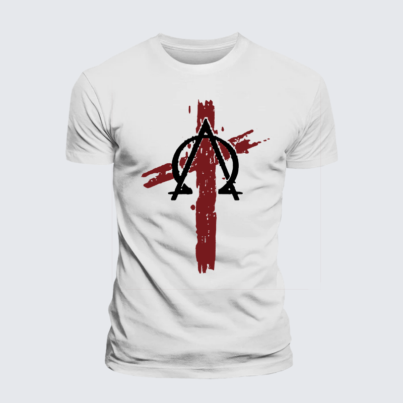 Cross Jesus God Christian Premium Mercerized Cotton Tee