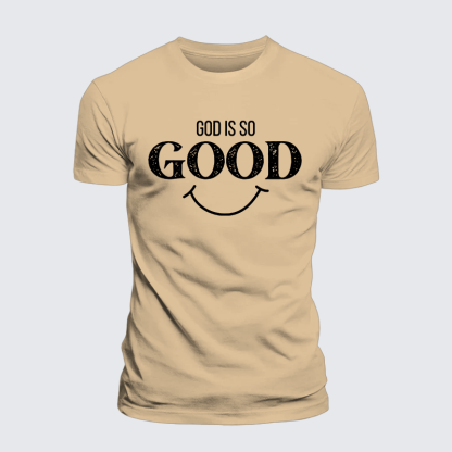 God Is So Good Jesus God Christian Premium Mercerized Cotton Tee