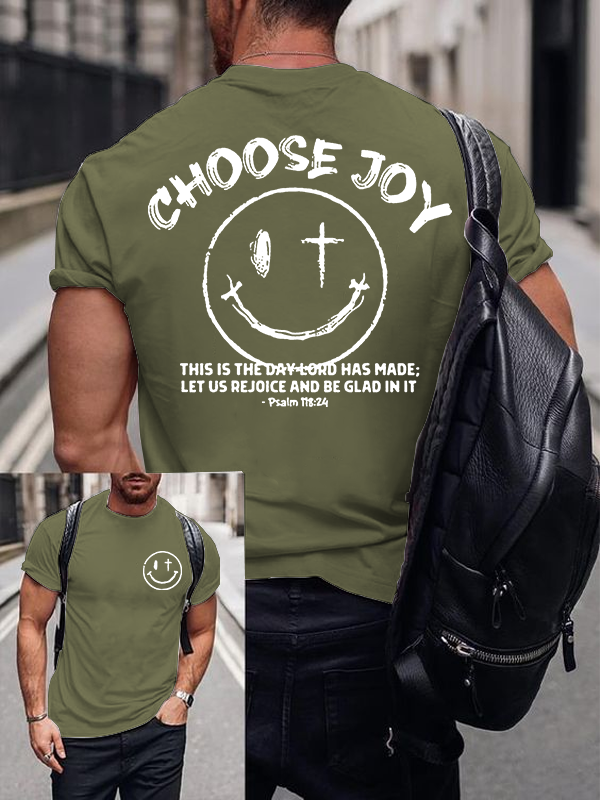 Choose Joy  Christian Cotton T-Shirt