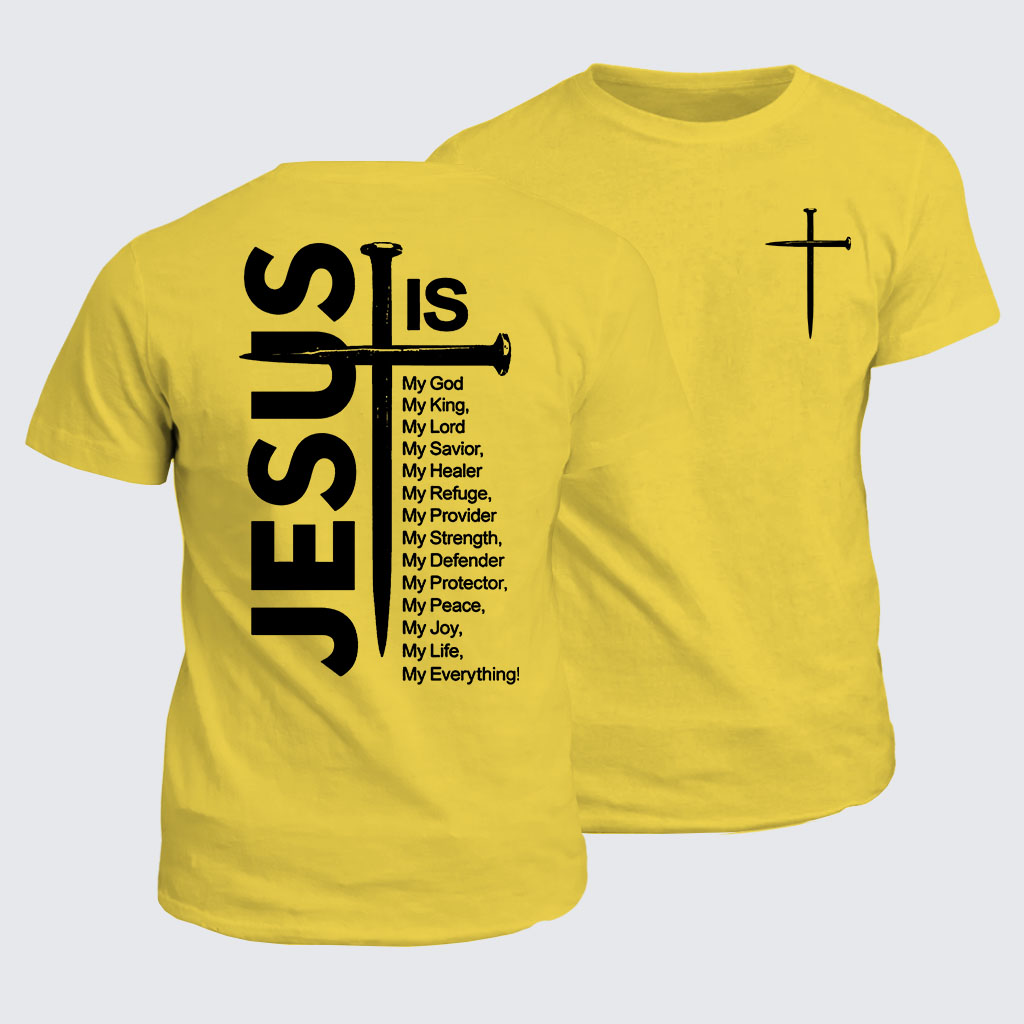 Classic Cotton Tee -  Jesus and The Cross