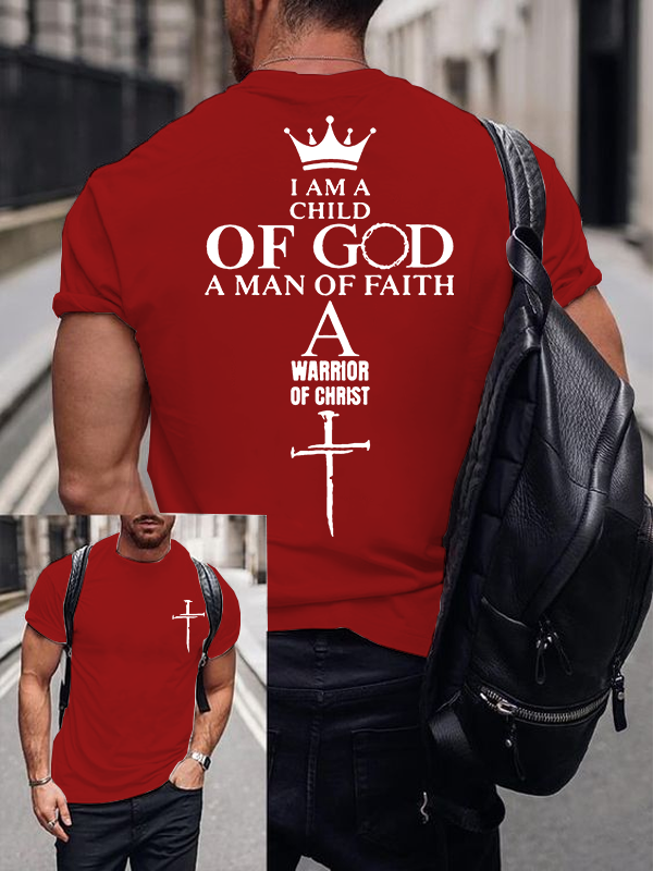 Child Of God Jesus God Christian Cotton T-Shirt
