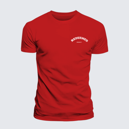 Redeemed Jesus God Christian Cotton T-Shirt