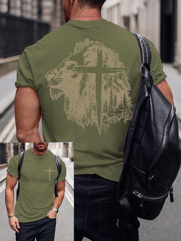 Stand Firm Cross Christian Cotton T-Shirt