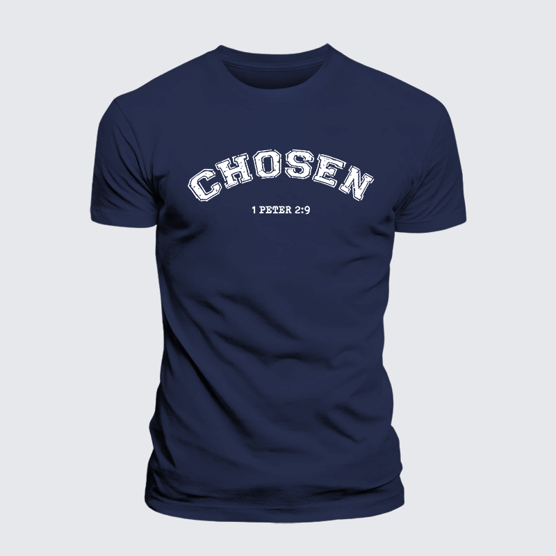 Chosen Jesus God Christian Premium Mercerized Cotton Tee