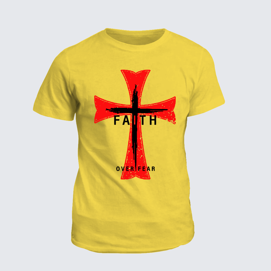 [Copy]Bold as a Lion Jesus God Christian Cotton T-Shirt