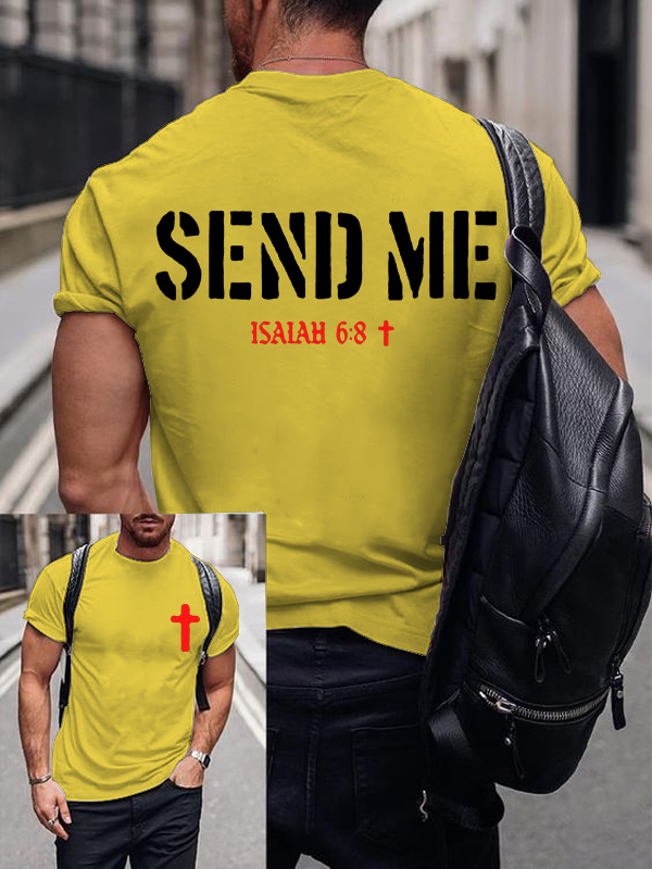 Send Me Jesus God Christian Cotton T-Shirt