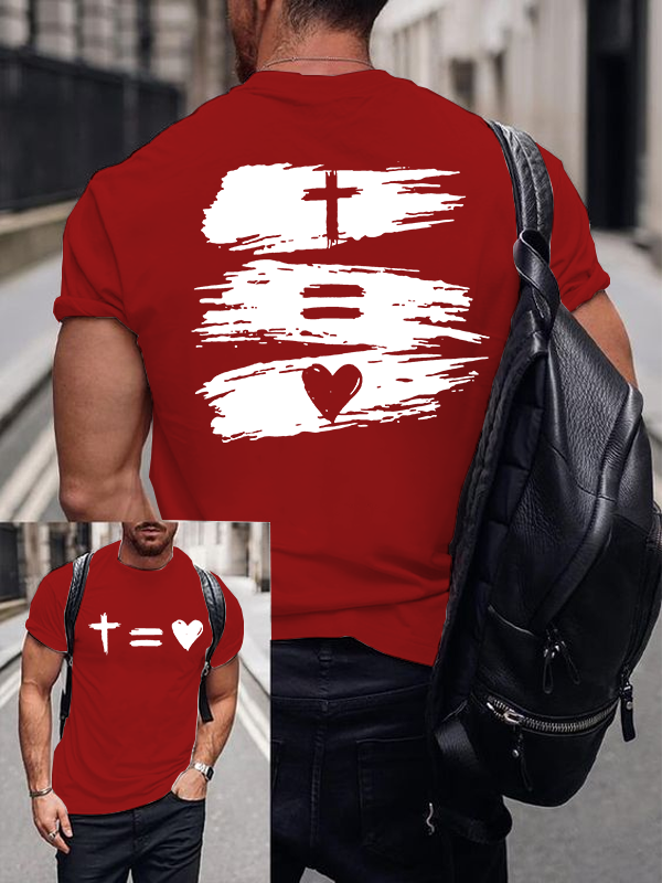 Jesus is Love Jesus God Christian Cotton T-Shirt