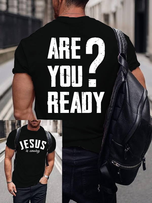 Jesus Is Coming Jesus God Christian Cotton T-Shirt