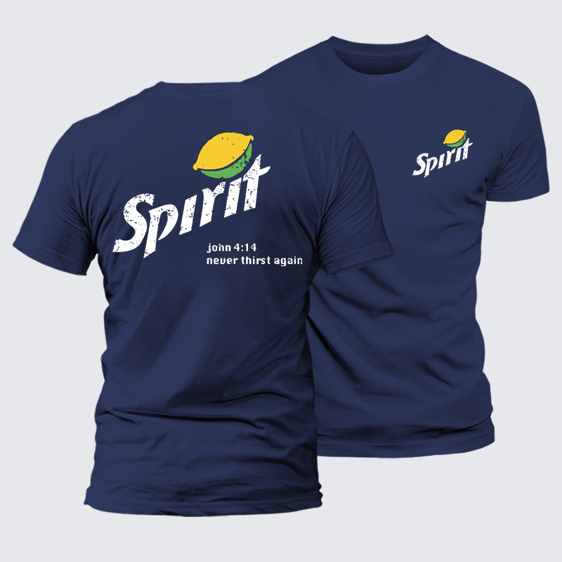 Spirit Jesus God Christian Premium Mercerized Cotton Tee