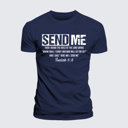 Send Me Jesus God Christian Premium Mercerized Cotton Tee