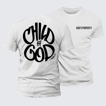 Child Of God Jesus God Christian Premium Mercerized Cotton Tee