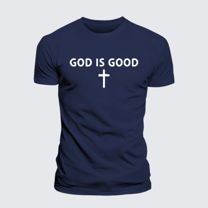 God Is Good Jesus God Christian Premium Mercerized Cotton Tee