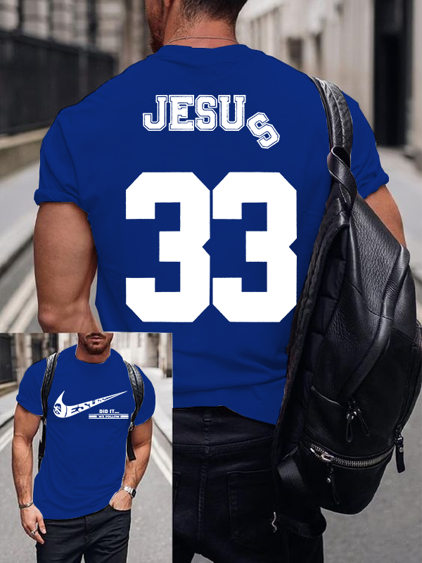 Jesus Did It Jesus God Christian Cotton T-Shirt