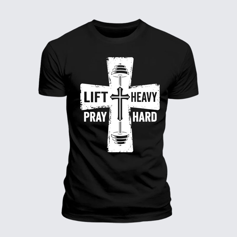 Man Of God Husband Dad Jesus God Christian Cotton T-Shirt