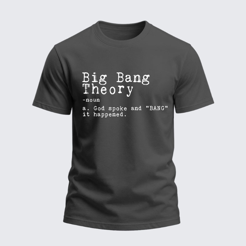 Heavyweight Cotton Tee - Big Bang Theory