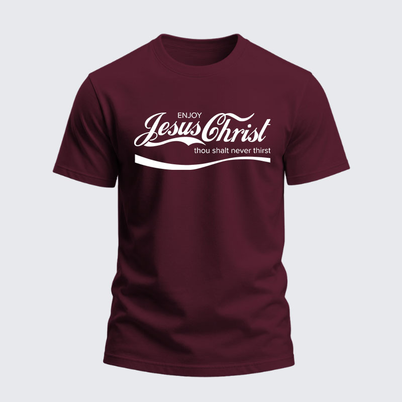 Heavyweight Cotton Tee - Enjoy Jesus
