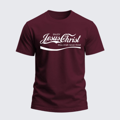 Heavyweight Cotton Tee - Enjoy Jesus