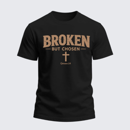 Heavyweight Cotton Tee - Broken But Chosen