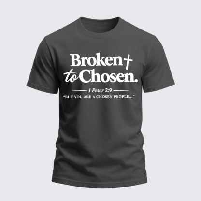 [Copy]Heavyweight Cotton Tee - Broken But Chosen