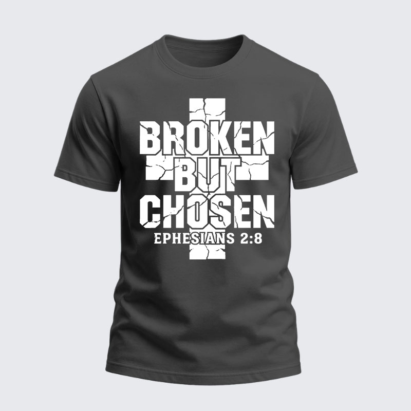 Heavyweight Cotton Tee - Broken But Chosen