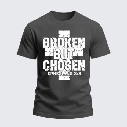 Heavyweight Cotton Tee - Broken But Chosen
