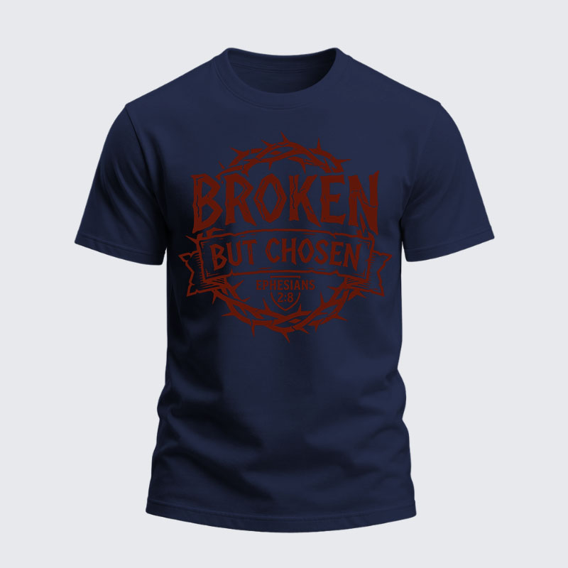 Heavyweight Cotton Tee - Broken But Chosen