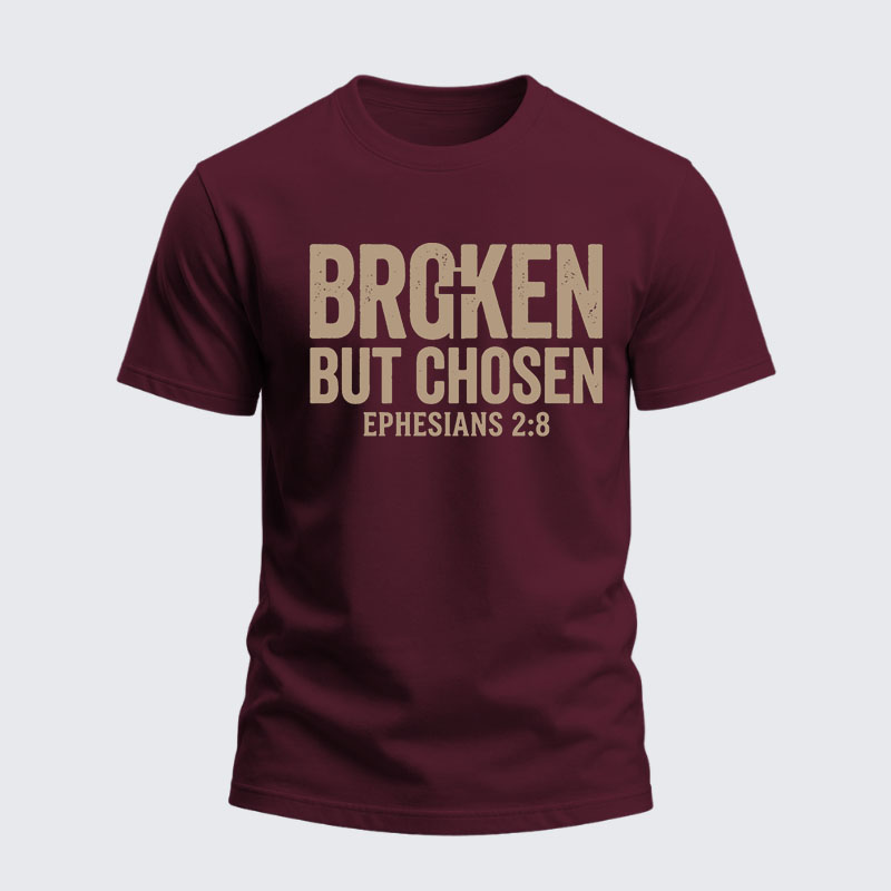 Heavyweight Cotton Tee - Broken But Chosen