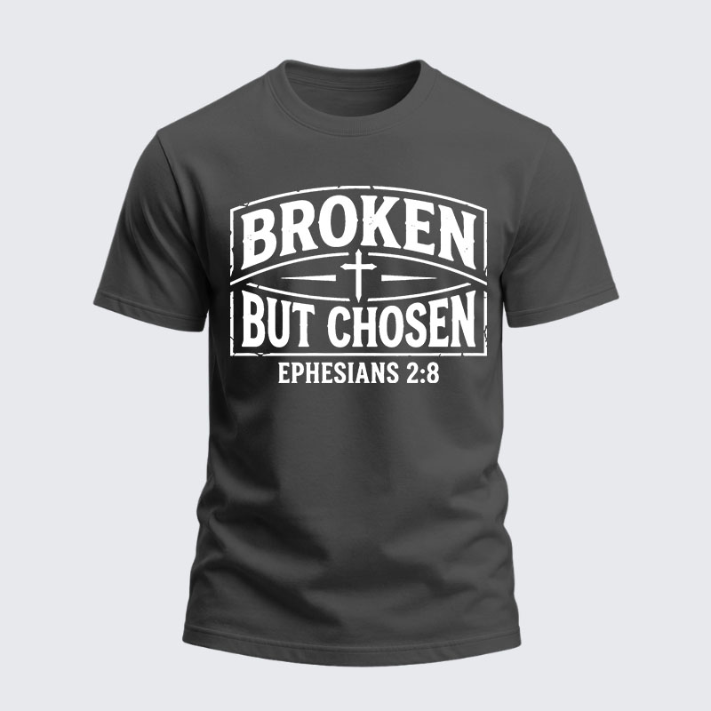 Heavyweight Cotton Tee - Broken But Chosen