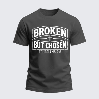 Heavyweight Cotton Tee - Broken But Chosen