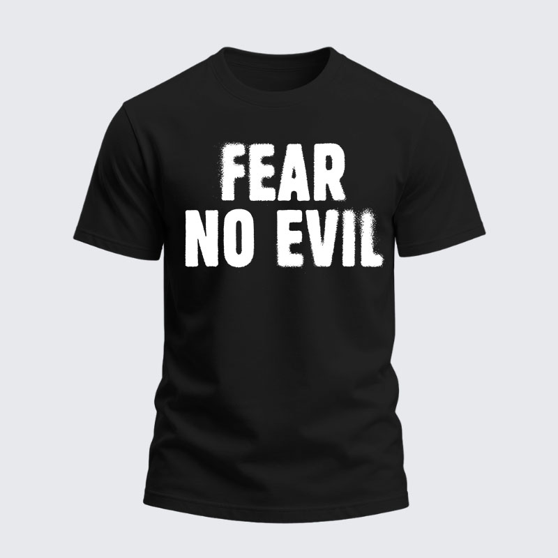 Heavyweight Cotton Tee - Fear No Evil