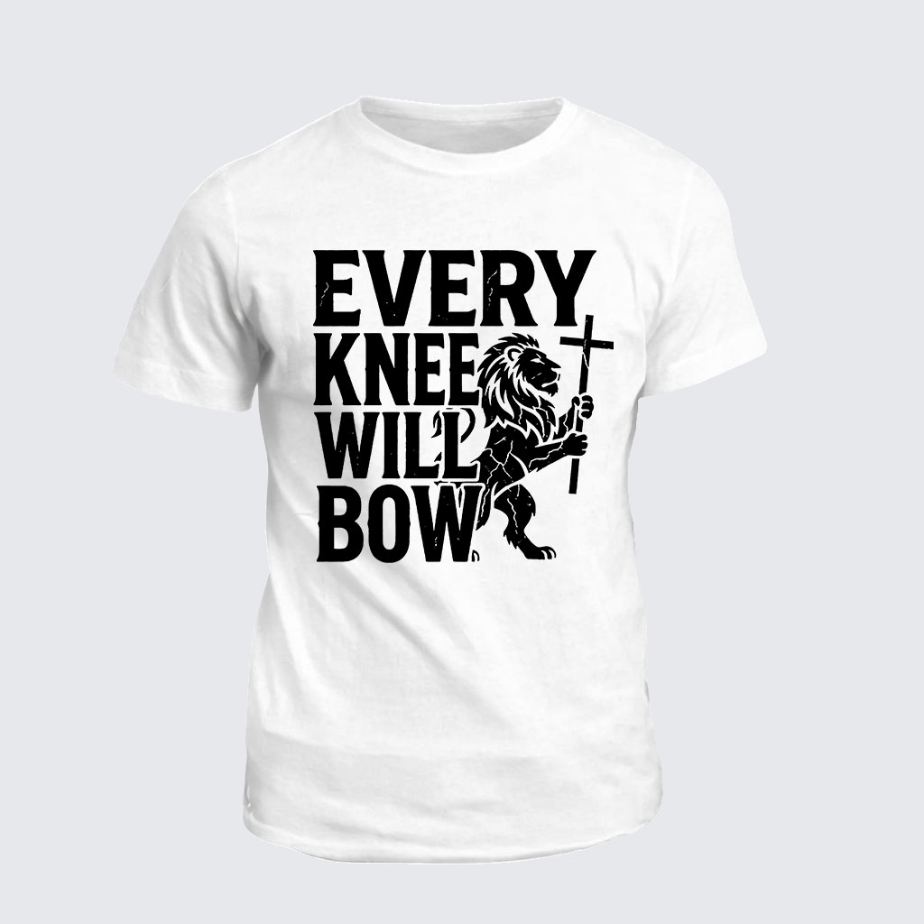 Classic Cotton Tee -  Every Knee Will Bow