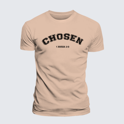 Chosen Jesus God Christian Premium Mercerized Cotton Tee