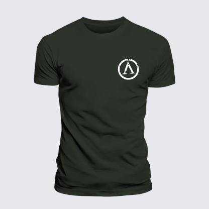 Spartan Icon Graphic Jesus God Christian Premium Mercerized Cotton Tee