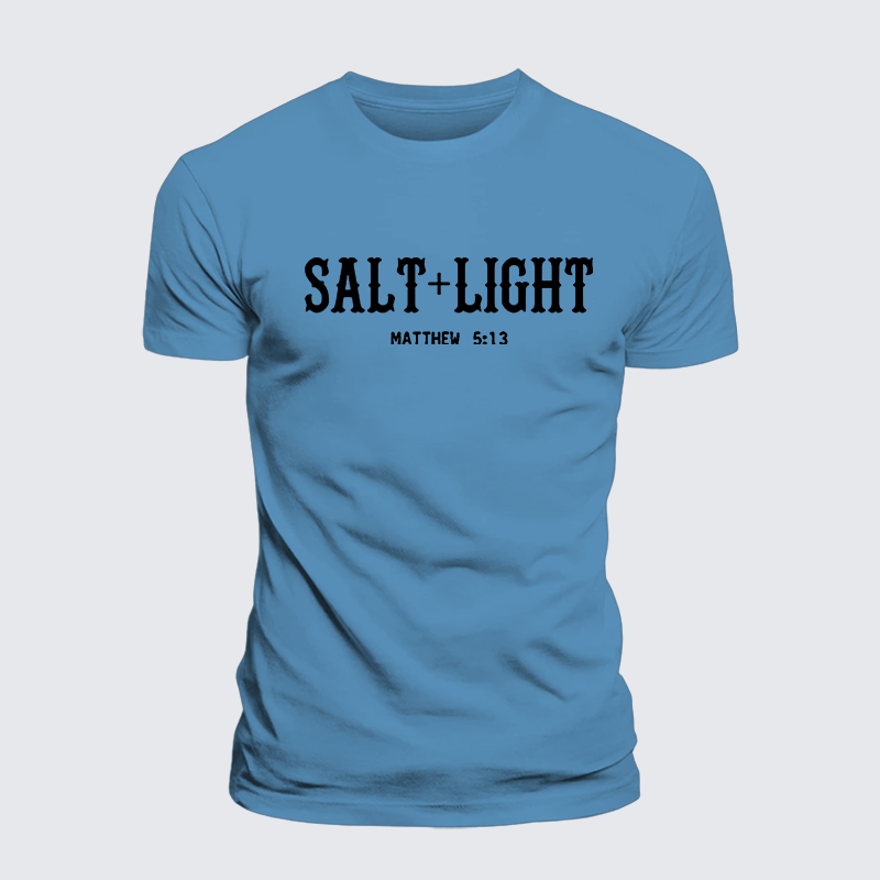 Salt & Light Jesus God Christian Premium Mercerized Cotton Tee