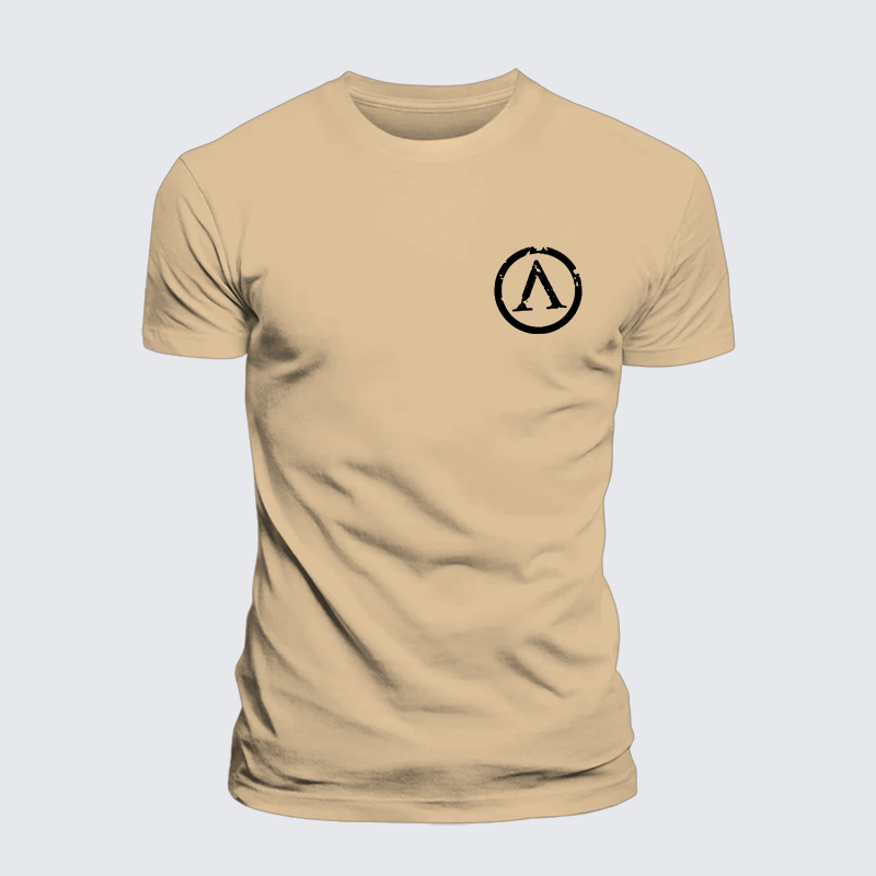 Spartan Icon Graphic Jesus God Christian Premium Mercerized Cotton Tee